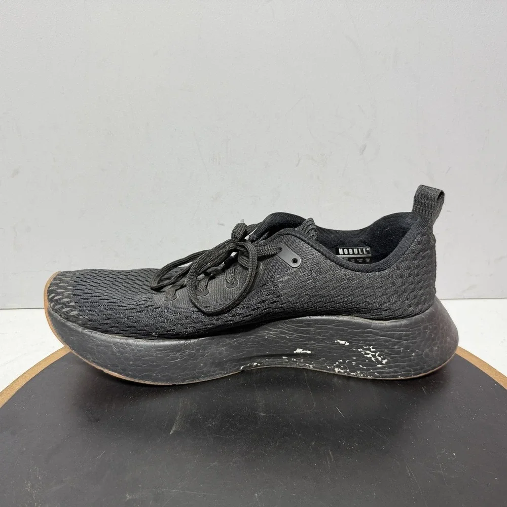 NOBULL Shoes Mens Size 11 Black Mesh Cushioned Running Training Sneakers Gym